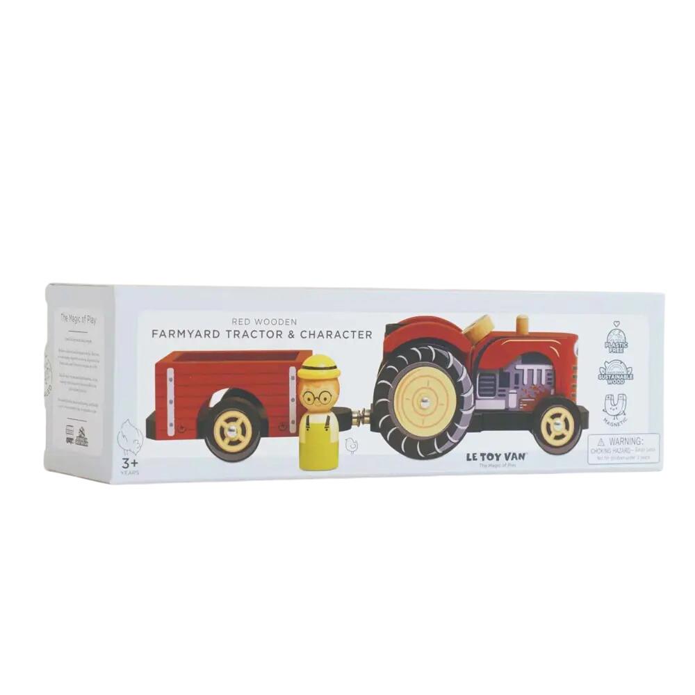 Le Toy Van Tractor and Trailer